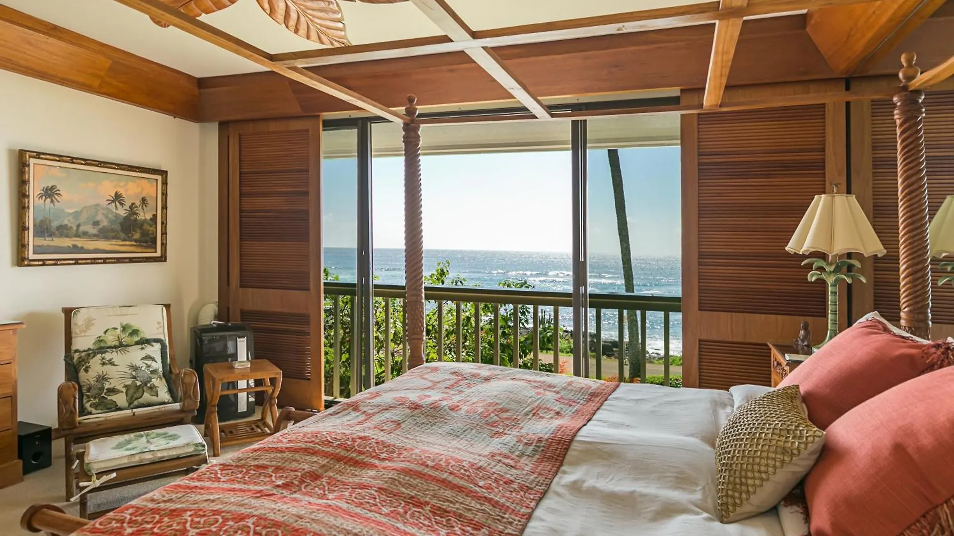 Oceanfront Corner Villa W Air Conditioning - Alekona Kauai Koloa Holiday home